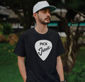 Pick Jesus Christian Guitar Pick T-Shirt