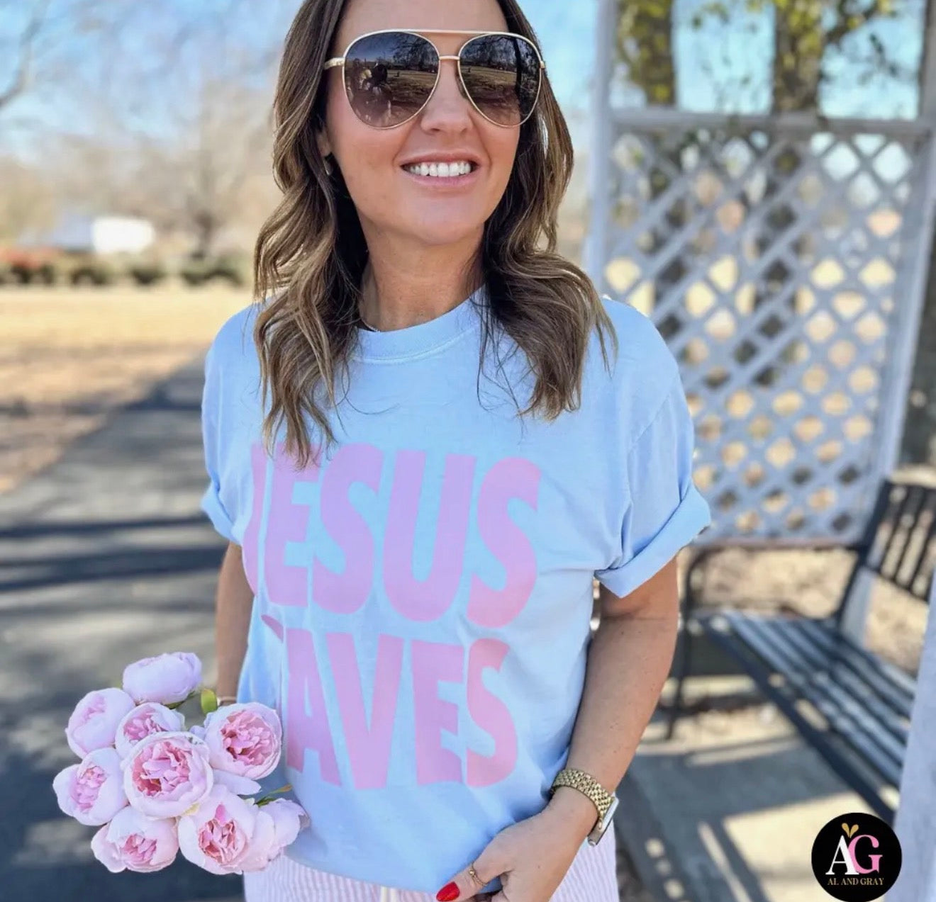 Jesus Saves Christian Graphic T-Shirt