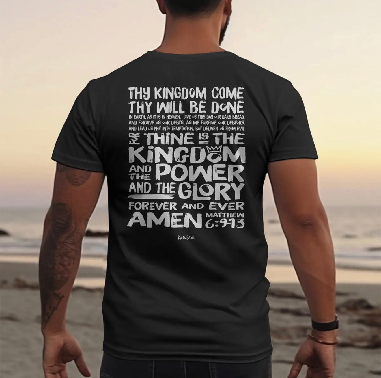 The Lord’s Prayer Christian T-Shirt – Matthew 6:9-13 Faith Tee