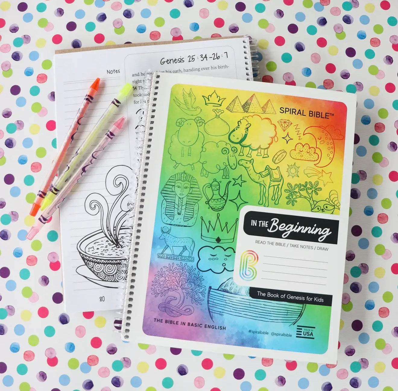 Spiral Bible – Genesis for Kids (Read, Draw, and Take Notes)