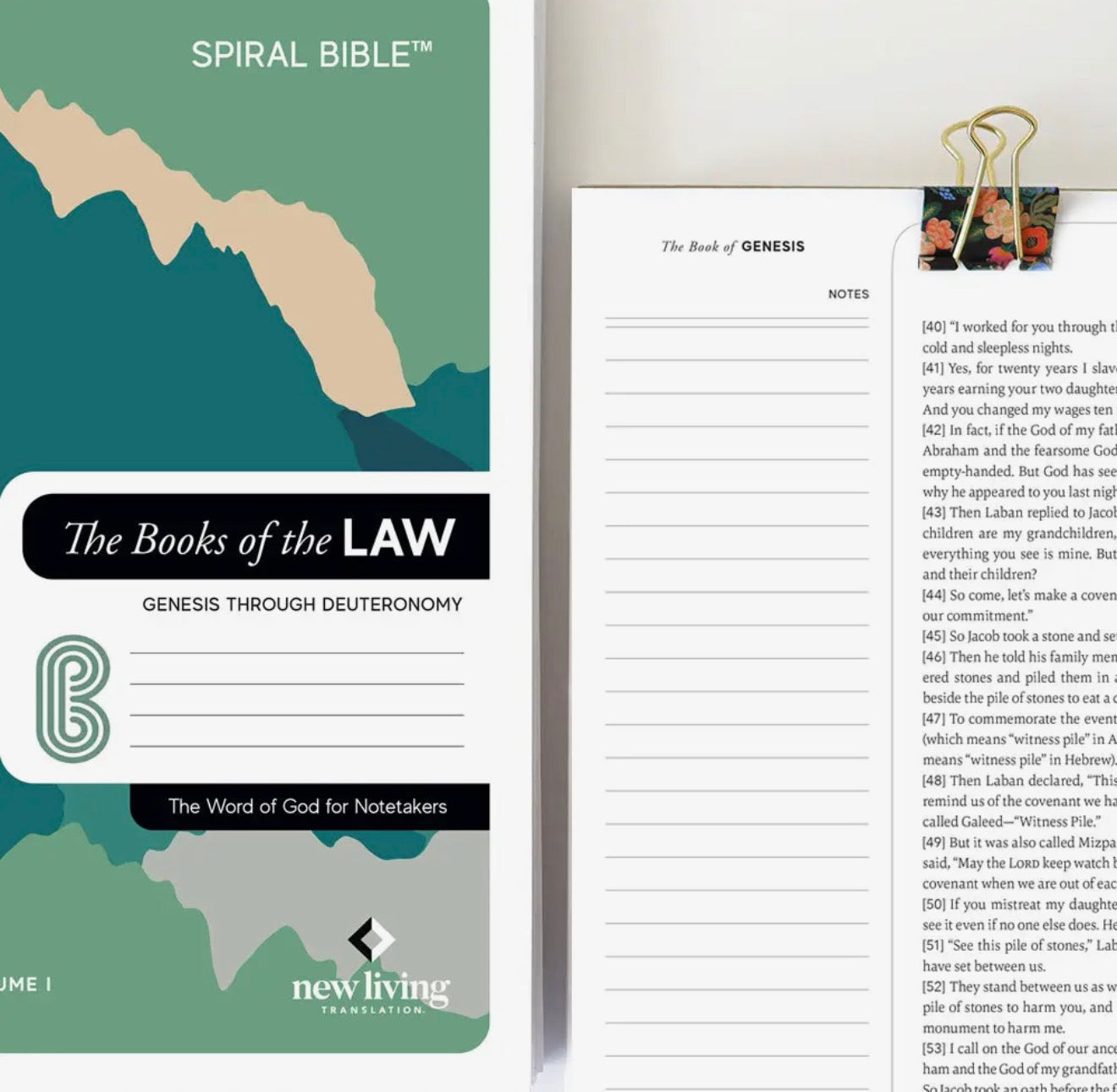 Spiral Bible – The Books of the Law (Genesis–Deuteronomy) NLT