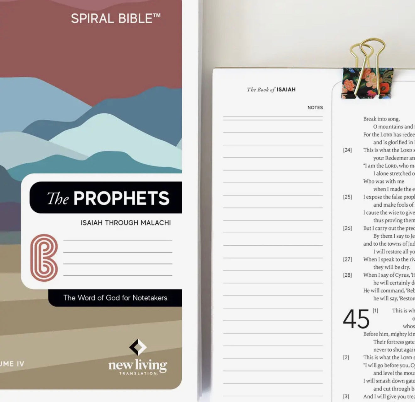Spiral Bible – The Prophets (Isaiah–Malachi) NLT