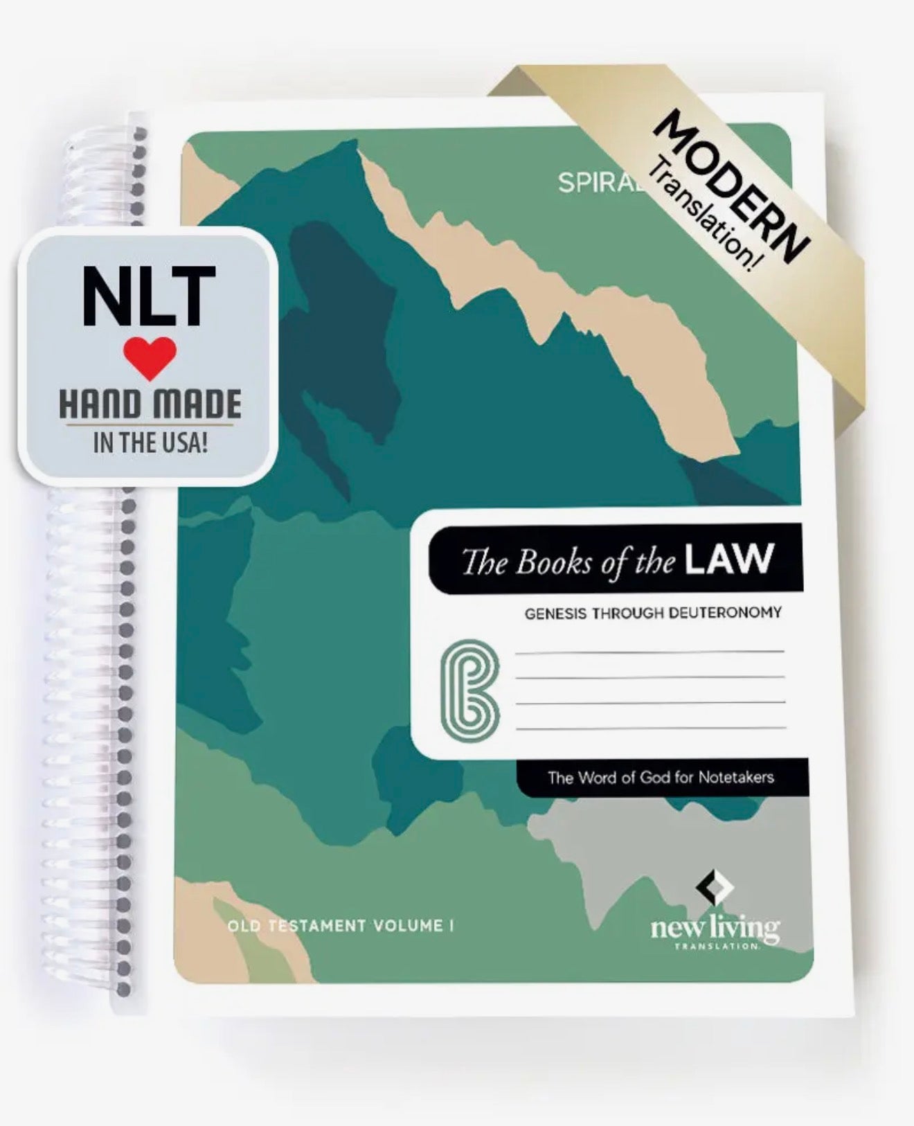Spiral Bible – The Books of the Law (Genesis–Deuteronomy) NLT