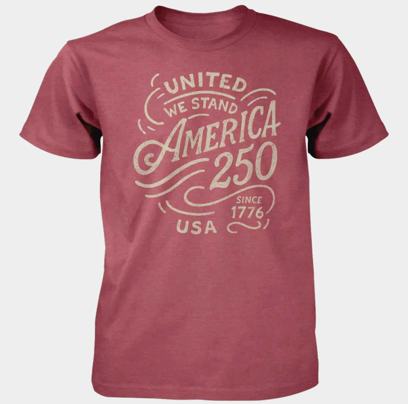 United We Stand America 250 Patriotic Graphic Tee