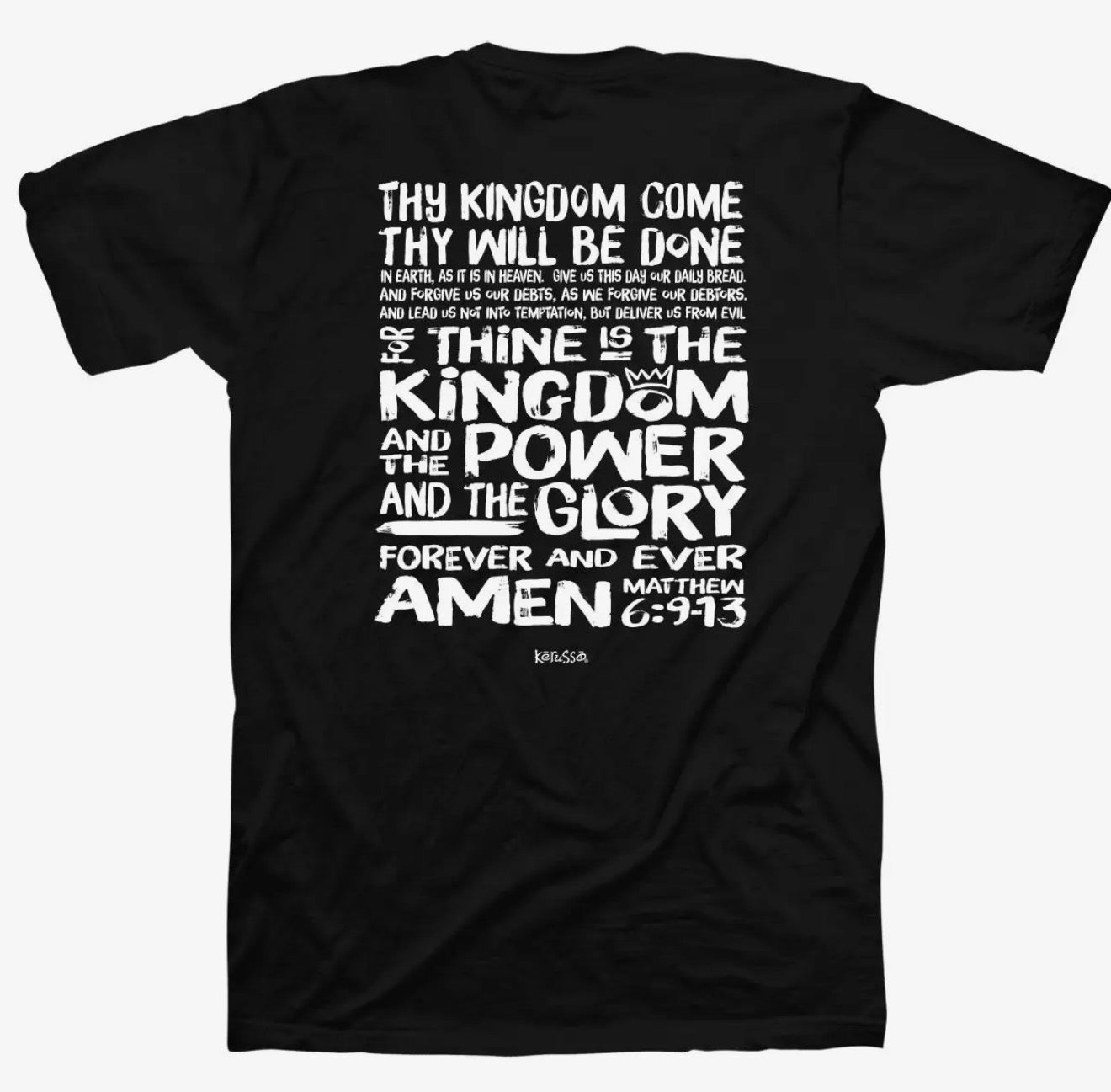 The Lord’s Prayer Christian T-Shirt – Matthew 6:9-13 Faith Tee