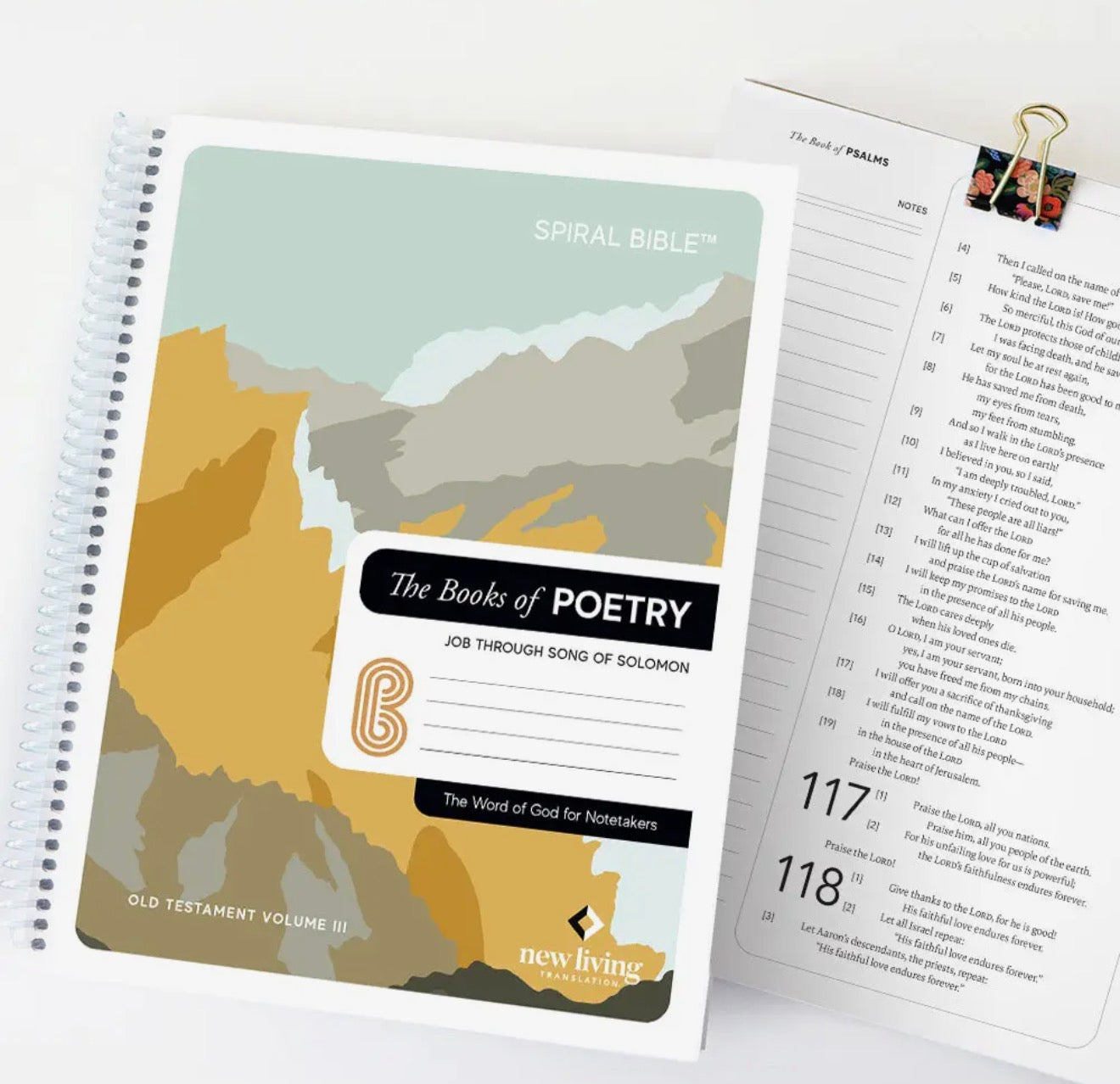 Spiral Bible – The Books of Poetry (Job–Song of Solomon) NLT