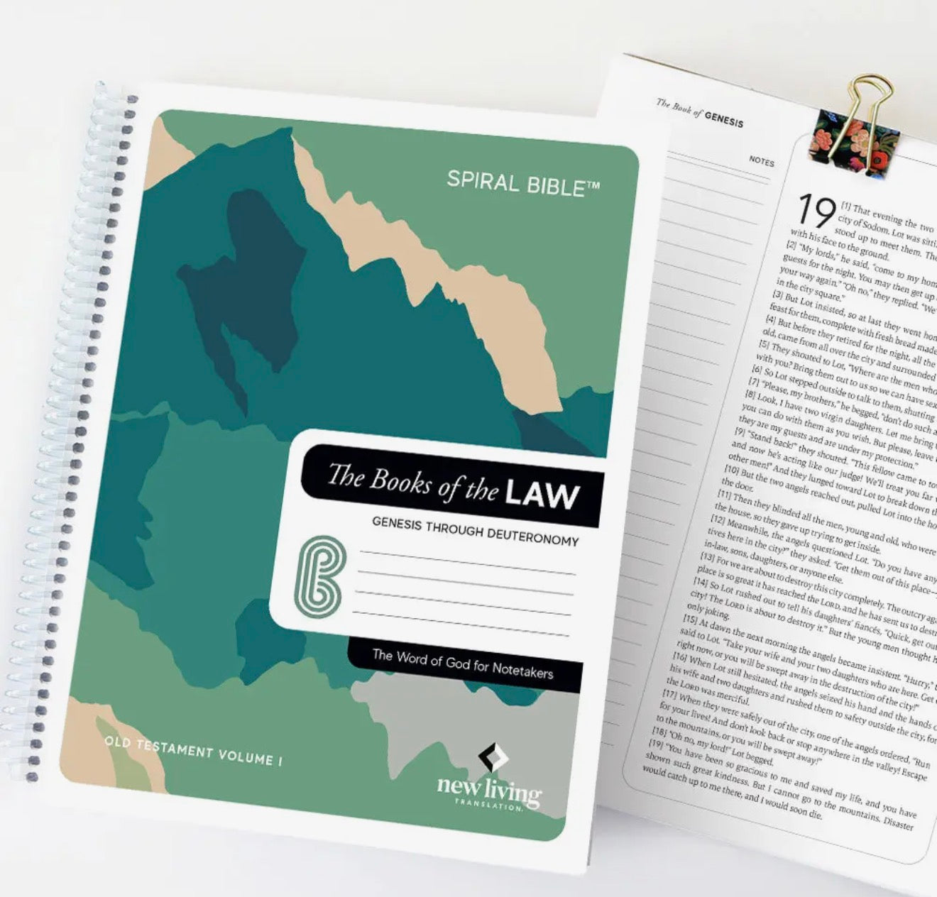 Spiral Bible – The Books of the Law (Genesis–Deuteronomy) NLT