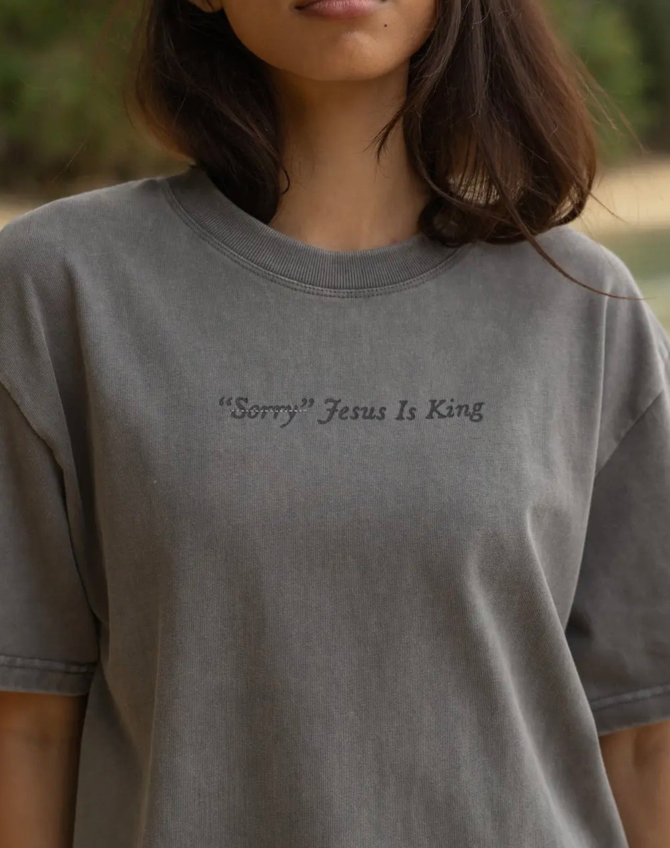 Jesus is King Heavyweight Tee