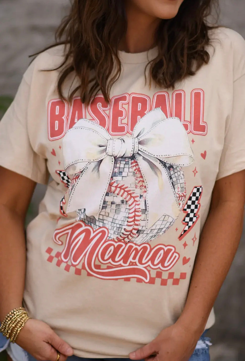 Baseball Mama Graphic T-Shirt