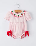 Smocked Strawberry Bubble