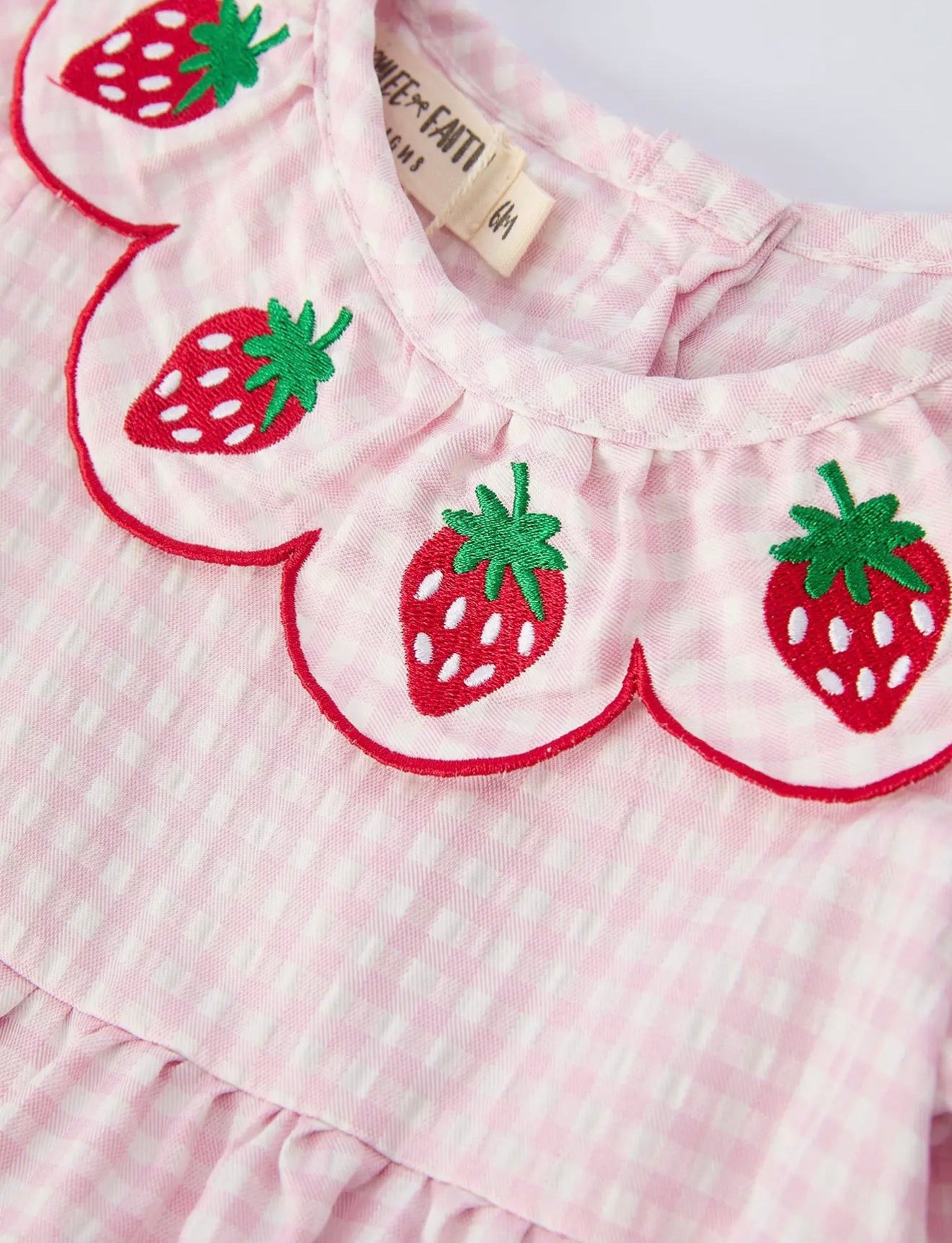 Smocked Strawberry Bubble